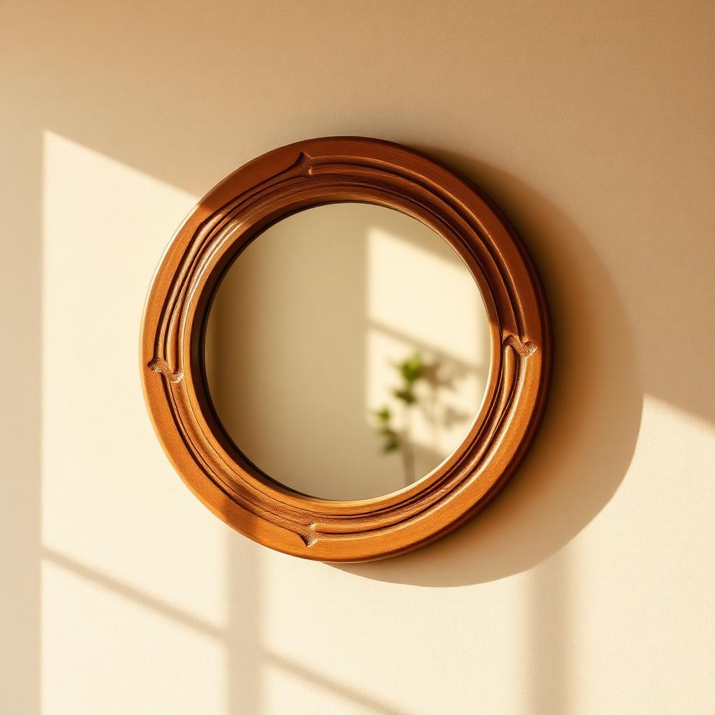 Hand-carved Mirror